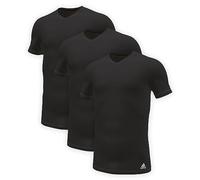 adidas Multipack V-Neck T-Shirt (3pk) Maglie Termiche, Nero, M Uomo