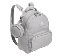 adidas Must Have Mini Backpack Discontinued Zaino Borsa, Grigio Due/Bianco/Argento Metallizzato, Taglia Unica Unisex-Adulto