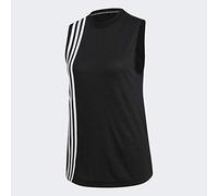 Adidas Must Haves 3-Stripe Tank T-Shirts, Donna, Black/White, S