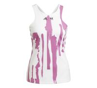 Top da tennis da donna Adidas New York Y-tank - white/semi pulse lilac - Bianco (S)