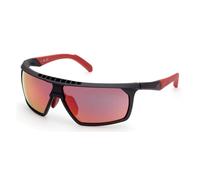 Adidas Occhiali da Sole 0sp0030/S 02l 70 Completo Bordo Rosso Specchio per Uomo