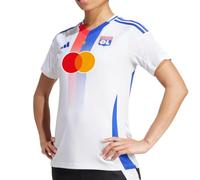 adidas OL - Maglia replica domestica da donna 24/25, bianco, S