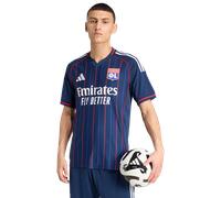 adidas Olympique Lyon 2025/26 Away Shirt, Indigo S