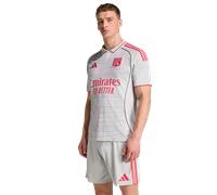 Adidas Olympic Lyon Third 25-26 Uomo - Maglie/Repliche Grigio - Taglia XS - Poly Jersey