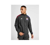 adidas Olympique Lyon Presentation Jacket, Grey XS