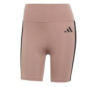adidas Optime Essentials - Leggings Corti da Donna con 3 Strisce, Taglia XS, 17,8 cm
