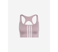 Adidas Optime Workout 3stripes W - Bra Training - Donna - Viola M