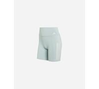 adidas Femme Optime Workout 3-Stripes Short Leggings, Wonder Sage, XS 5 inch