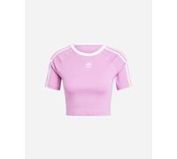 Adidas Original 3stripes W - T-shirt - Donna - Lilla L
