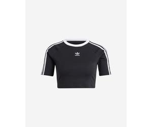 Adidas Original 3stripes W - T-shirt - Donna - Nero L