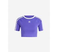 Adidas Original 3stripes W - T-shirt - Donna - Viola L