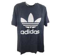 Adidas Original Brand Logo Adulto Nero Manica Corta Maglietta Crew Neck Large