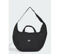 adidas Original Sport borsa croissant grande nera e bianca-Nero One Size
