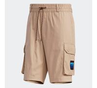 Adidas Originali Adiplore Uomo Cargo Pantaloncini Utilità Marrone GP1120 UK XS S