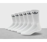 adidas Originals 6-Pack Trefoil Cushion Crew Socks, bianco 8.5-10
