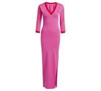Abito adicolor Classics 3-Stripes Maxi Semi Lucid Fuchsia / Better Scarlet L