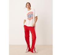 adidas Originals - Adibreak - Pantaloni sportivi rossi-Rosso L