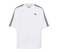 Adidas Originals - Adicolor 3-Stripes Oversized Tee - - Tops - Uomo - Bianco - L