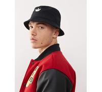 adidas Originals - adicolor - Cappello da pescatore nero con logo del trifoglio L-XL