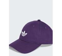 adidas Originals - Adicolor Classic - Cappellino con visiera color prugna aurora con trifoglio-Viola M-L