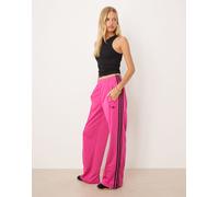 adidas Originals - adicolor Classic Firebird - Pantaloni sportivi fucsia e neri ampi-Rosa XL