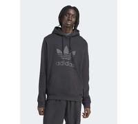 adidas Originals - adicolor Classics - Felpa con cappuccio nera con trifoglio-Nero S