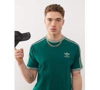 adidas Originals - Adicolor Classics - T-shirt verde con 3 strisce XS