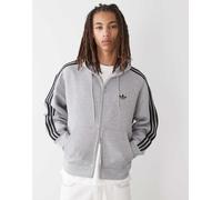 ADIDAS ORIGINALS Giacca di felpa 'Adicolor Spacer' grigio sfumato / nero, Taglia XL
