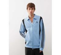 adidas Originals - adicolor - Giacca sportiva blu e nera con pannelli XL