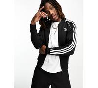 adidas Originals - adicolor - Giacca sportiva nera e bianca-Nero L