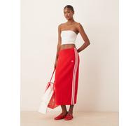 ADIDAS ORIGINALS Gonna 'Adicolor' rosso / bianco, Taglia 30-32