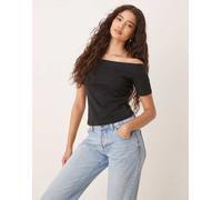 adidas Originals - adicolor - Maglietta a maniche corte con spalle scoperte nera-Nero S