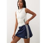 adidas Originals - adicolor - Minigonna con 3 strisce blu navy e bianco L