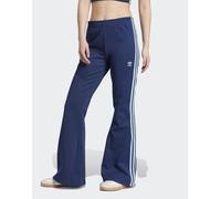 adidas Originals - Adicolor - Pantaloni sportivi a zampa indaco notte con 3 strisce-Blu XS