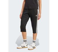 adidas Originals - adicolor - Pantaloni sportivi capri neri / bianchi con 3 strisce-Nero S