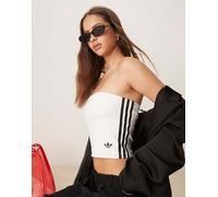 adidas Originals - Adicolor - Top bianco a fascia con 3 strisce XL