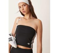 adidas Originals - Adicolor - Top nero a fascia con 3 strisce XS