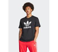 adidas Originals - Adicolor Trefoil - T-shirt nera con trifoglio-Nero 2XL