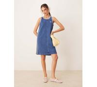adidas Originals - Adicolor - Vestito blu in denim stile anni '90 M