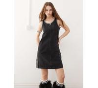 adidas Originals - Adicolor - Vestito di jeans stile anni '90 nero XS