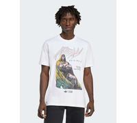 adidas Originals - Adidas Marvel Doom - T-shirt da uomo ampia bianca-Bianco M