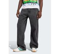 adidas Originals - Adilenium Season 3 - Pantaloni ampi in denim neri-Nero 25in