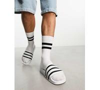 Ciabatte adilette White / Core Black / White 46