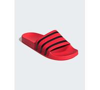 adidas Originals - adilette - Sliders rosso lucido / nero core 40 2/3