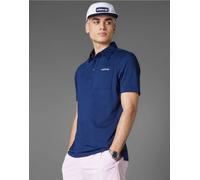 adidas Originals - Archive - Polo da golf blu notte indaco con tasca XS