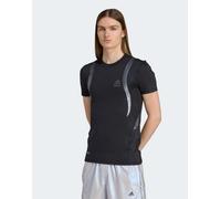 adidas Originals - Archive Techfit - T-shirt aderente nera-Nero L