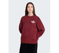 adidas Originals - Athletic Dept - Maglione rosso ombra 2XS