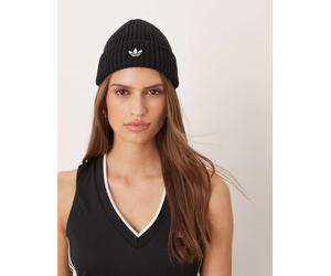 adidas Originals - Berretto nero a coste inglesi One Size