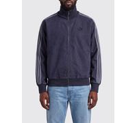 ADIDAS ORIGINALS Bomber in cotone con logo Trifoglio e chiusura a zip XL Nero
