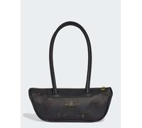 adidas Originals - Borsa bowling nera con monogramma-Nero One Size